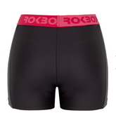 Shorts RokBox Carol Bene - Cinza / Rosa - Feminino